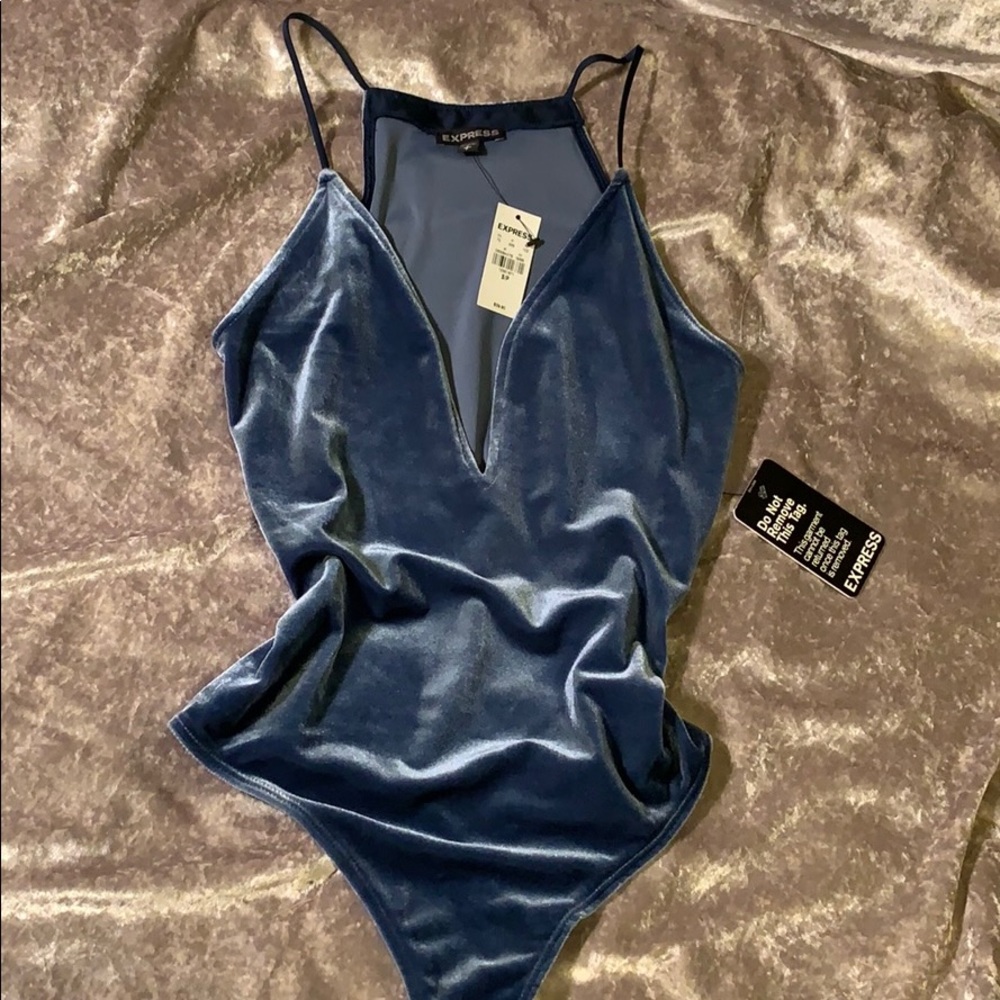 NWT Express Velvet bodysuit